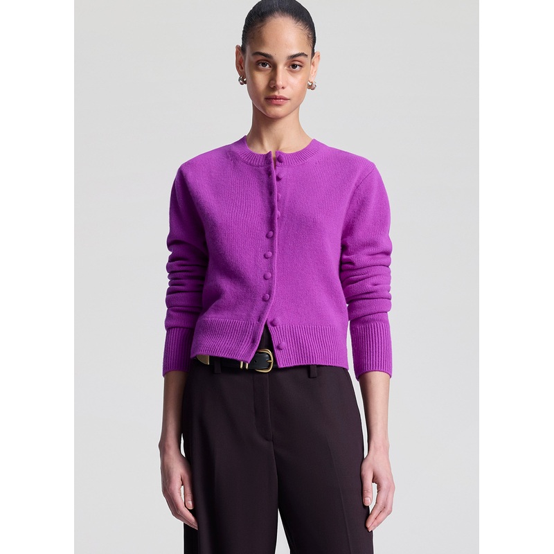 Skyler Cashmere Cardigan|Fuchsia|XS|S|M|L|XL