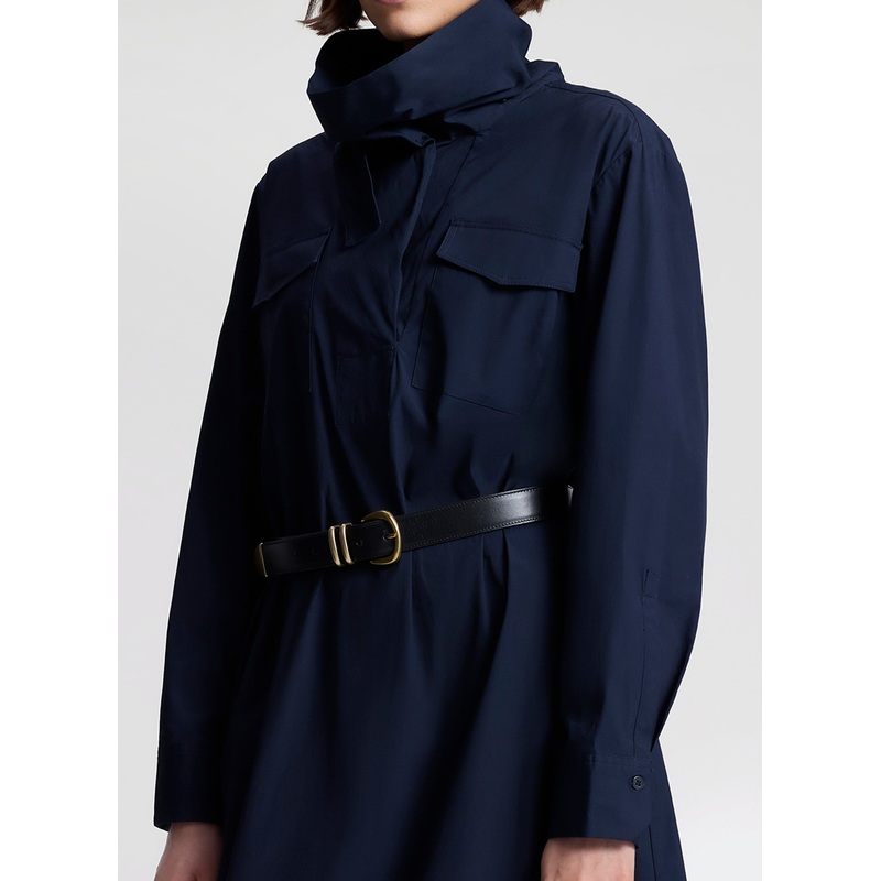 Wells Stretch Cotton Midi Dress