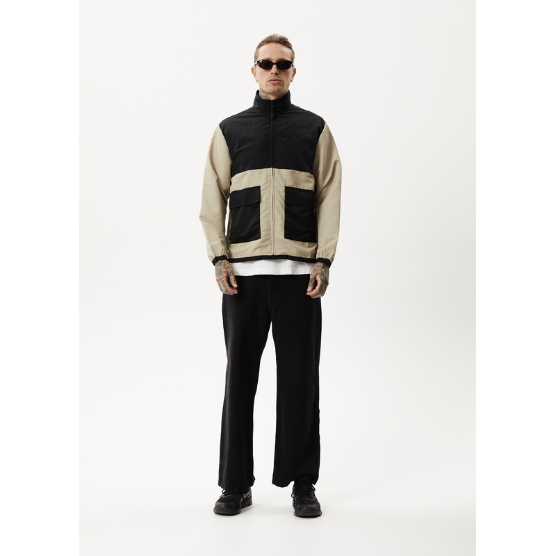 AFENDS Mens Checkmate – Check Spray Jacket – Multi