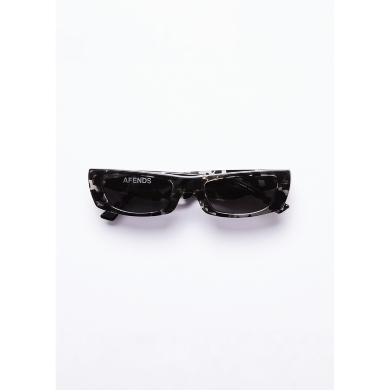 AFENDS Unisex Jet Fuel – Sunglasses – Black Shell