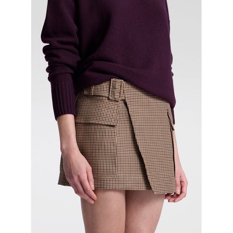 Conan Wool Tailored Mini Skirt