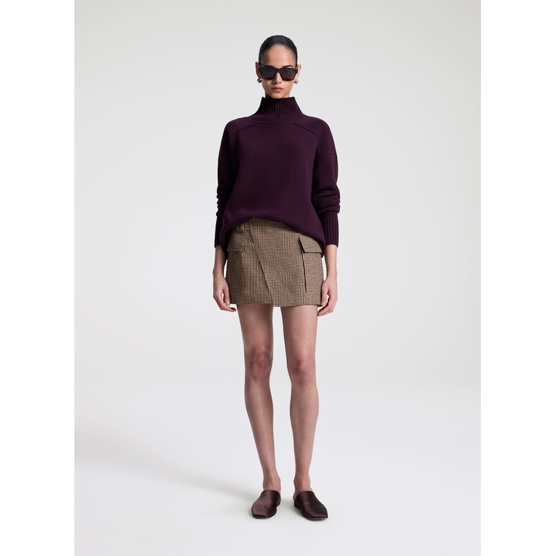 Conan Wool Tailored Mini Skirt
