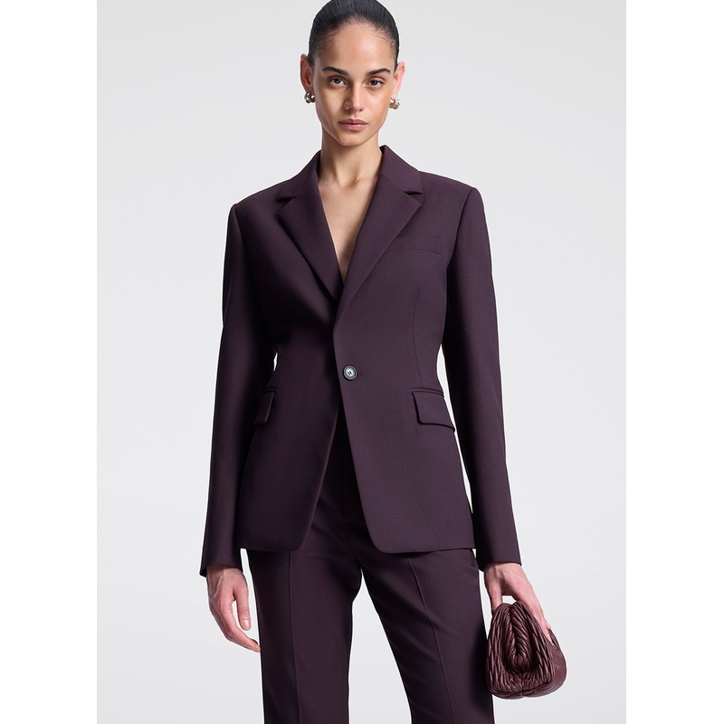 Elza Tailored Jacket|Deep Plum|00|0|2|4|6|8|10|12|14