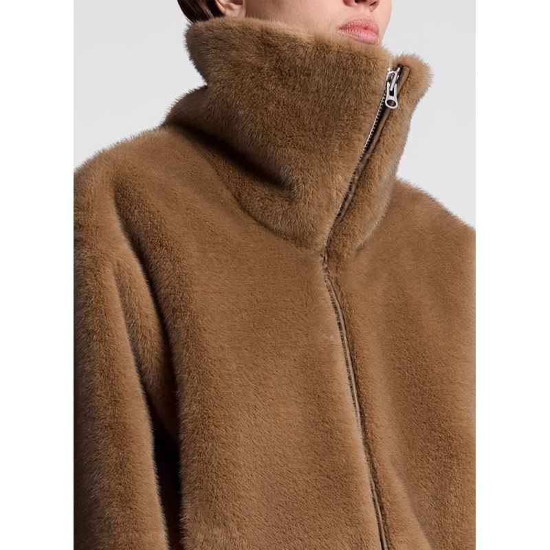 Hazel Faux Fur Jacket|Camel|XS|S|M|L|XL