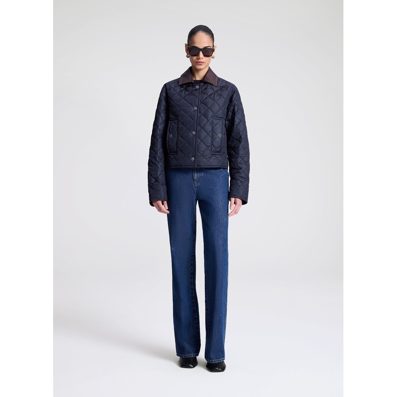 Henri Quilted Jacket|Maritime Navy|XS|S|M|L|XL