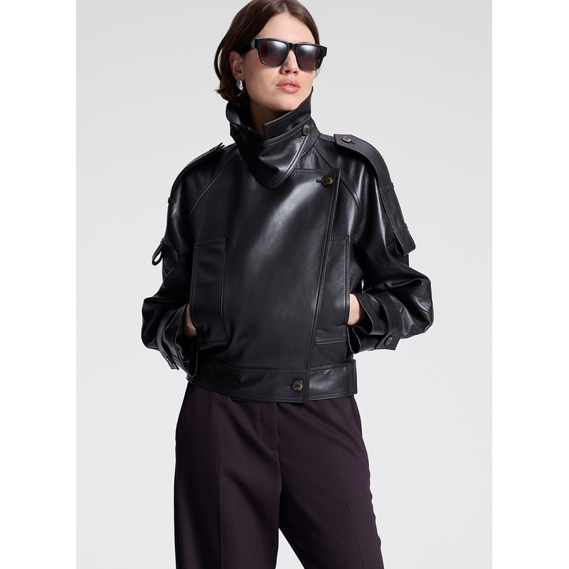 Miles Leather Jacket|Deepest Brown|XS|S|M|L|XL