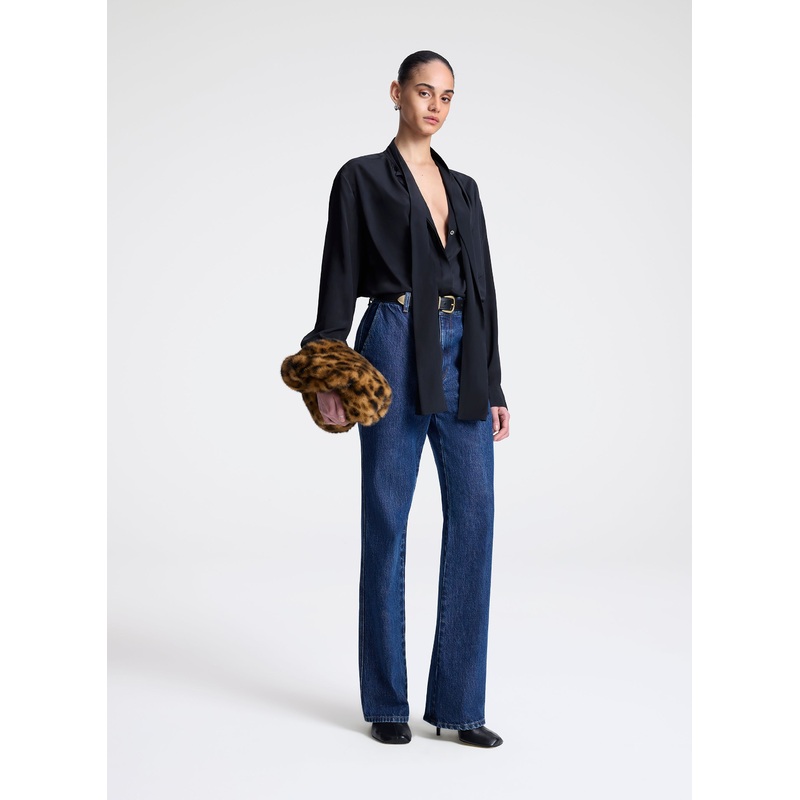 Simone Faux Fur Bag|Brown Multi|OS