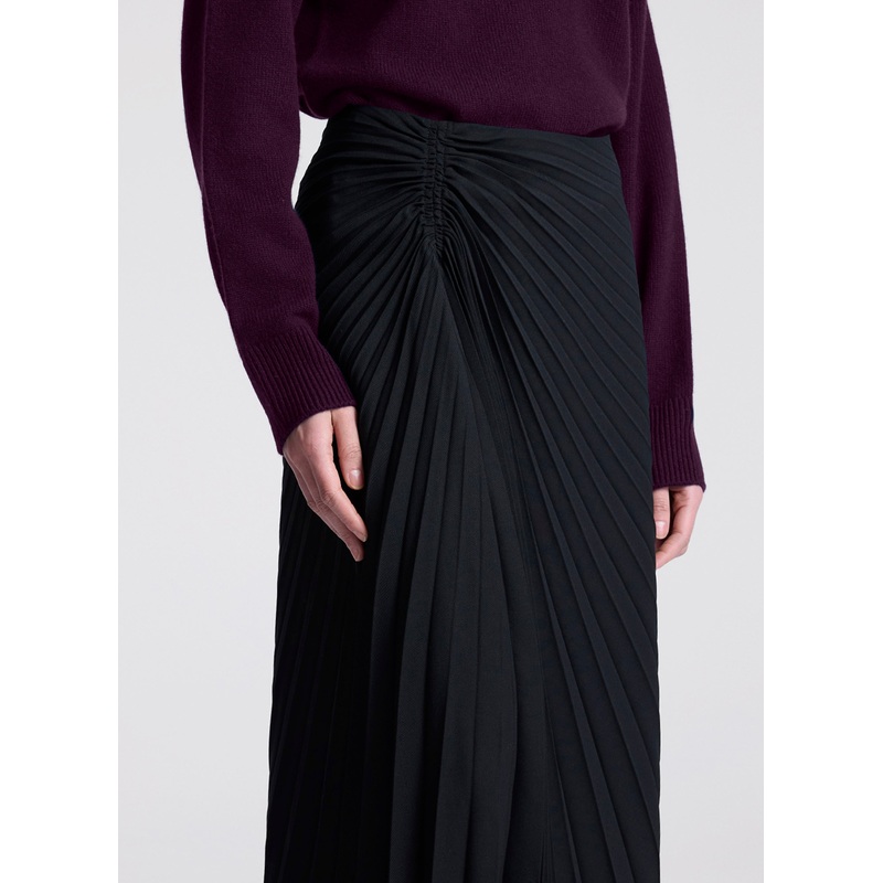 Tracy Tailored Midi Skirt|Black|00|0|2|4|6|8|10|12|14