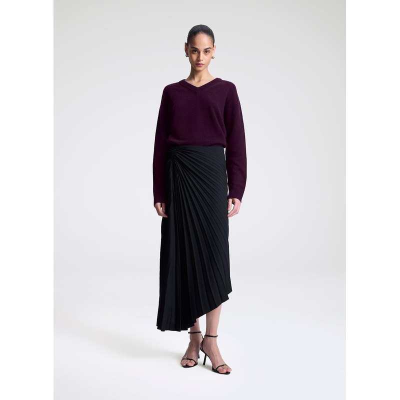 Tracy Tailored Midi Skirt|Black|00|0|2|4|6|8|10|12|14
