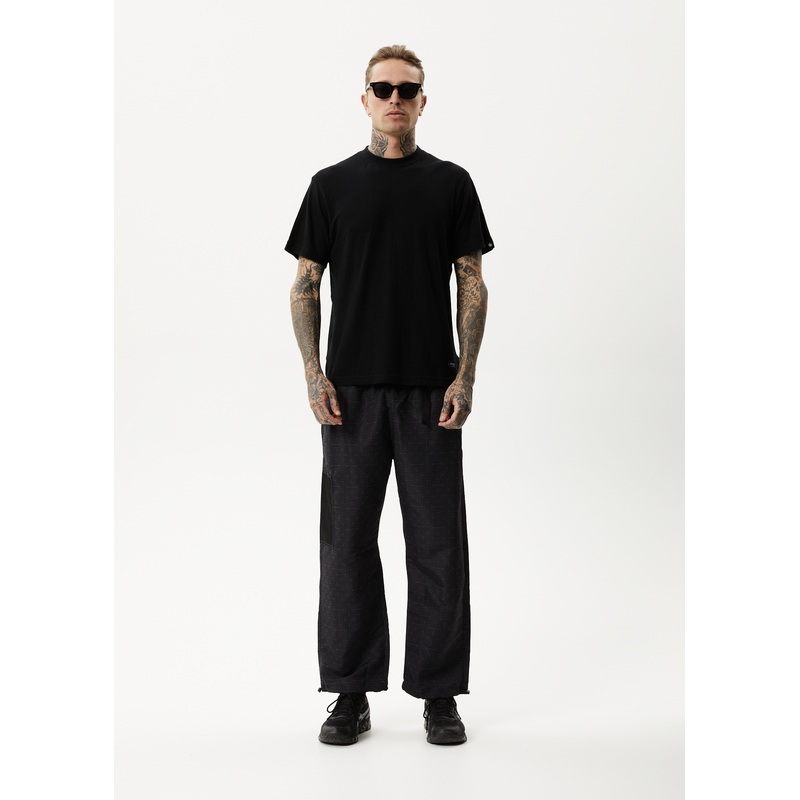 AFENDS Mens Escape – Spray Pant – Charcoal