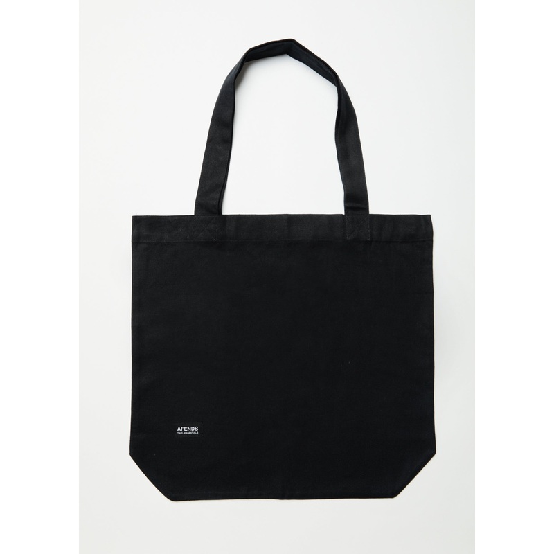 AFENDS Unisex Crucial – Tote Bag – Black