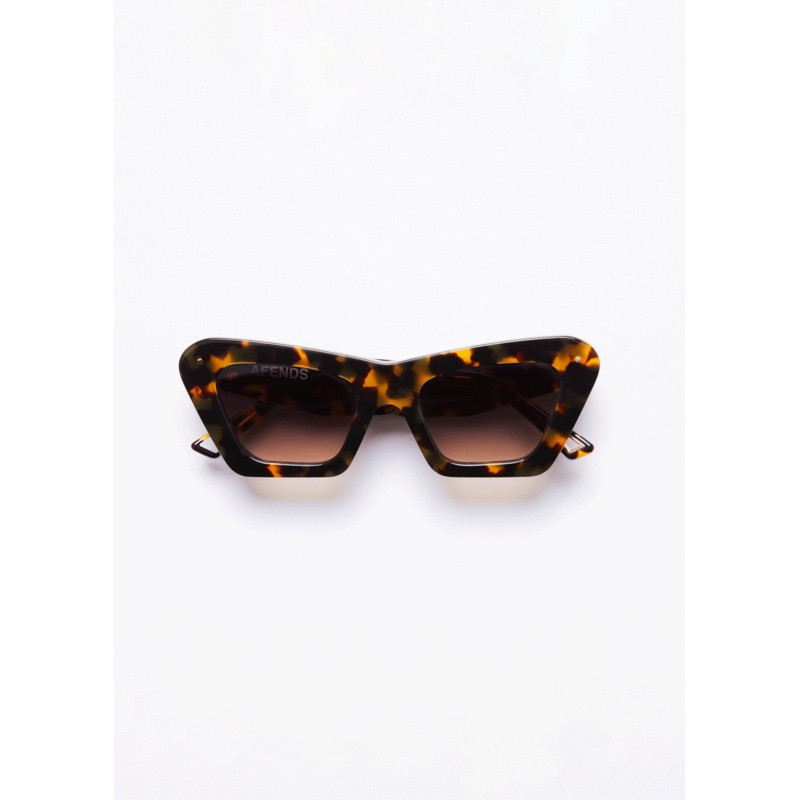 AFENDS Unisex Sundae Driver – Sunglasses – Brown Shell