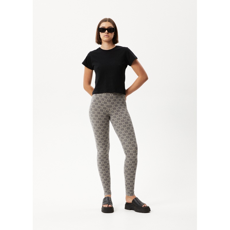AFENDS Womens Lois – Leggings – Steel