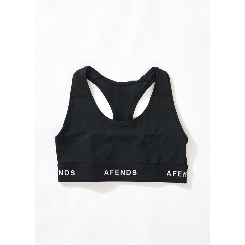 AFENDS Womens Molly – Sports Crop – Black