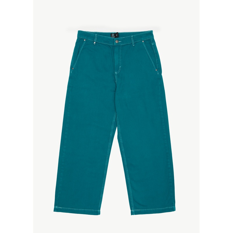 AFENDS Mens Pablo – Baggy Pant – Azure