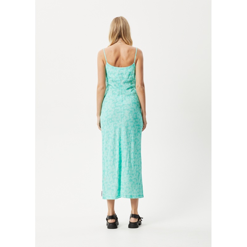 AFENDS Womens Benny – Maxi Dress – Jade Daisy