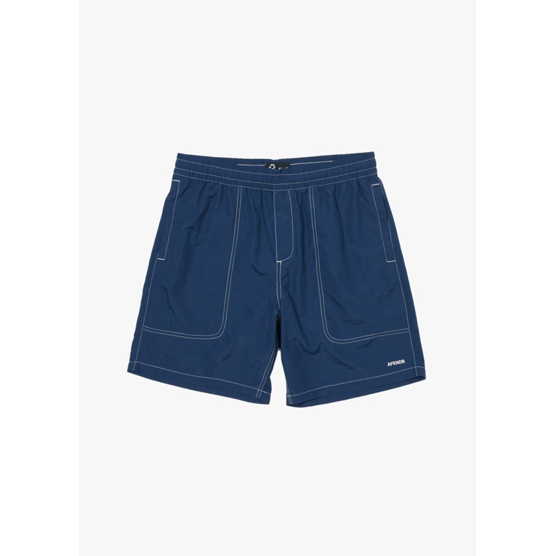 AFENDS Mens Baywatch – Swim Short 18 – Navy