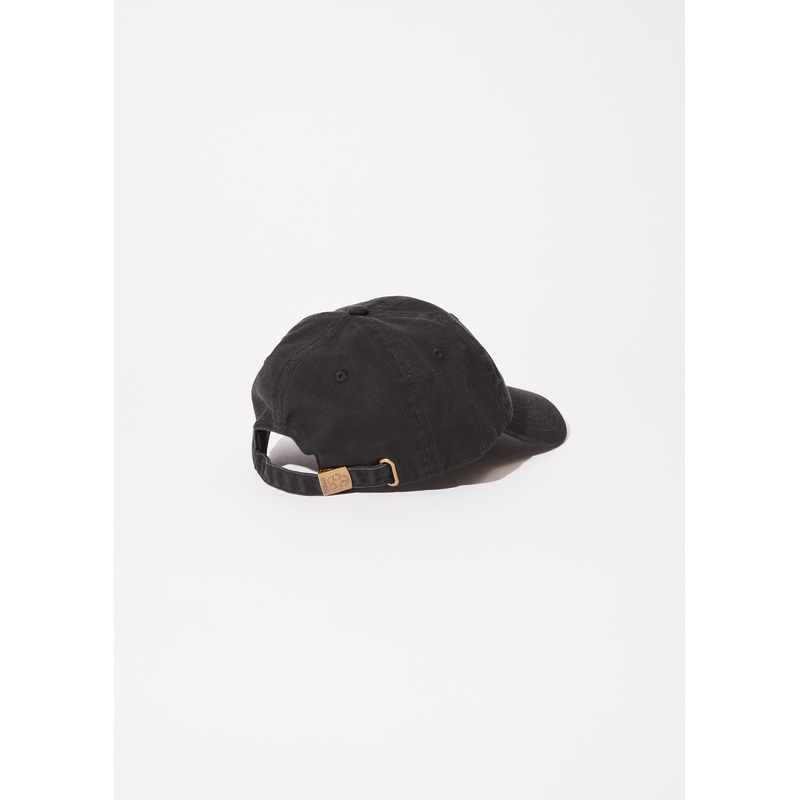 AFENDS Mens Questions – Six Panel Cap – Washed Black