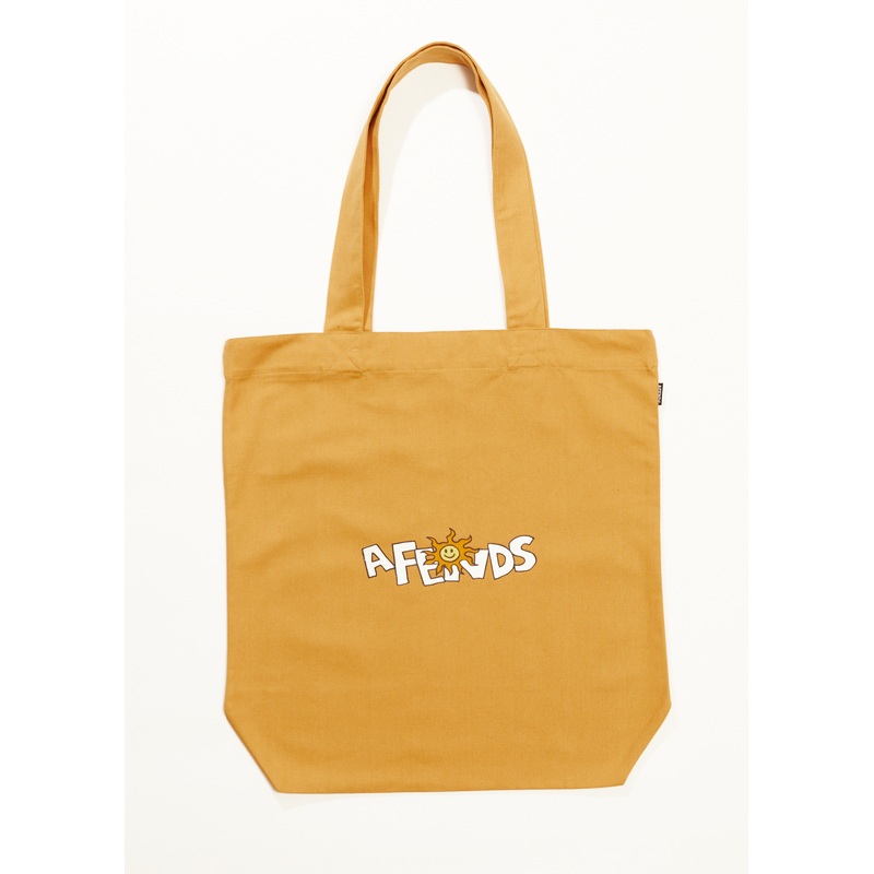 AFENDS Unisex Sunshine – Tote Bag – Mustard