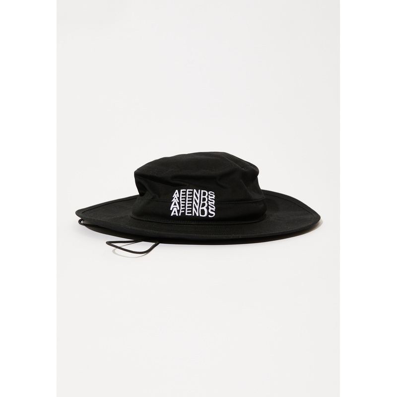 AFENDS Mens Limits – Bucket Hat – Black