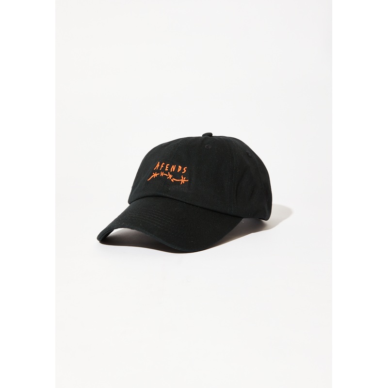 AFENDS Mens Barbwire – Six Panel Cap – Black