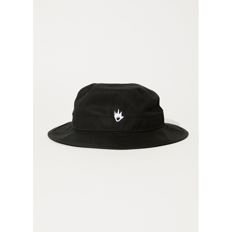 AFENDS Mens Flame – Bucket Hat – Black