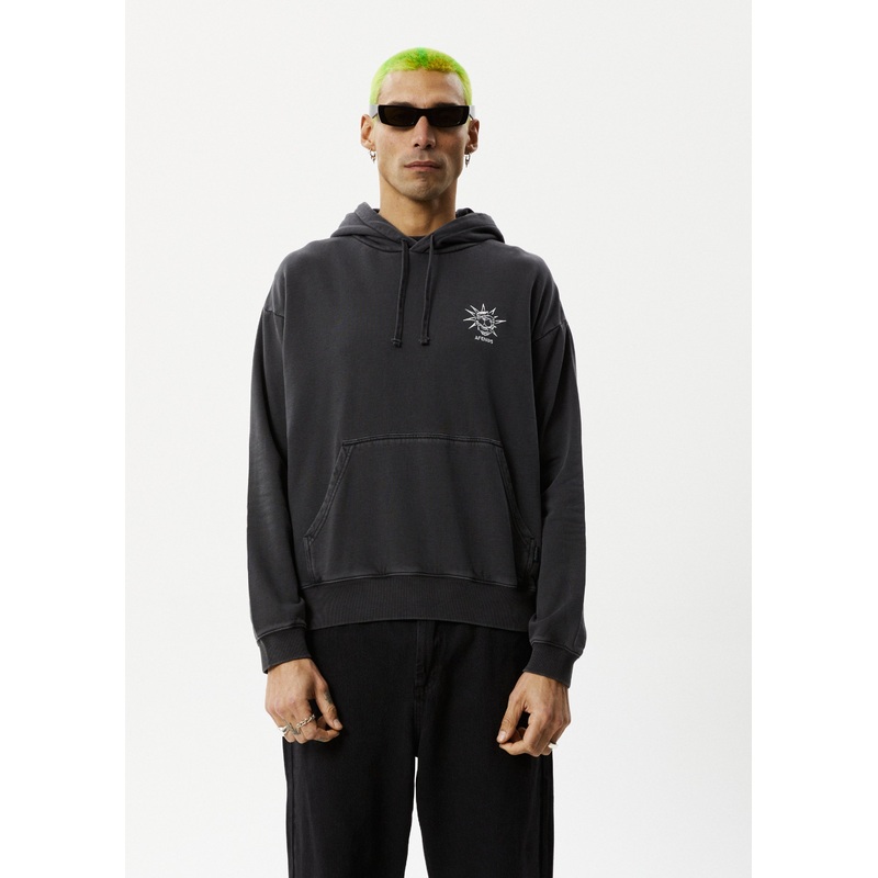 AFENDS Mens Graveyard – Hoodie – Charcoal