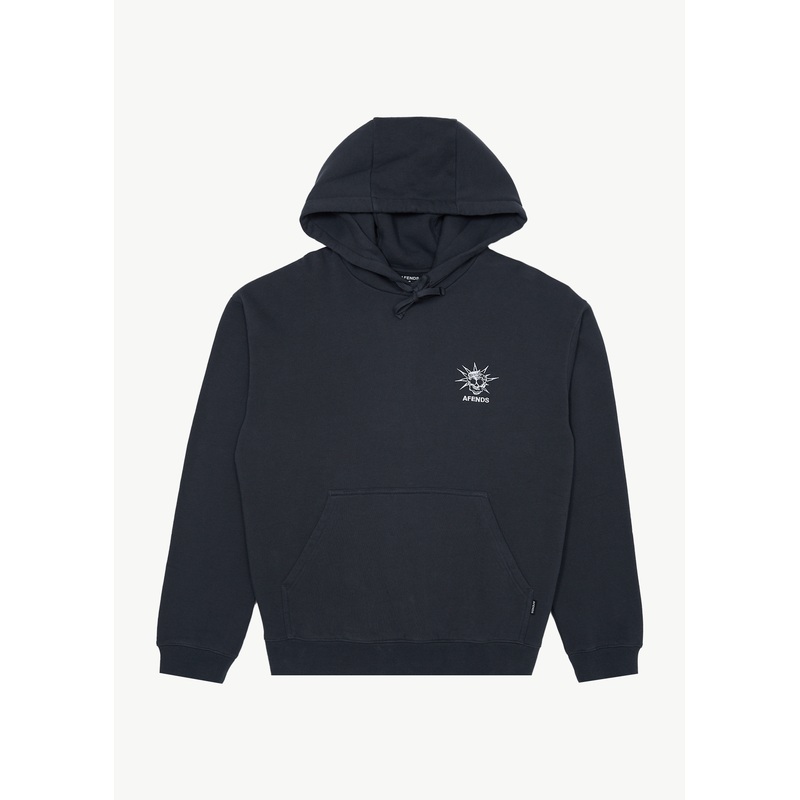 AFENDS Mens Graveyard – Hoodie – Charcoal