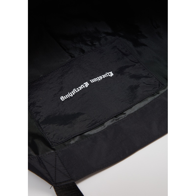 AFENDS Mens Outline – Oversized Tote Bag – Black