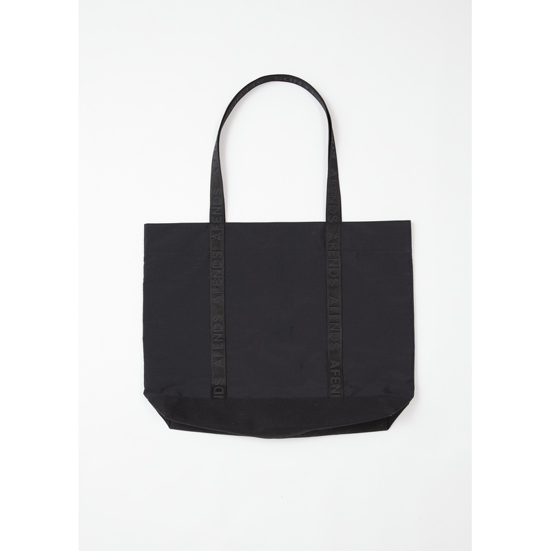 AFENDS Mens Outline – Oversized Tote Bag – Black