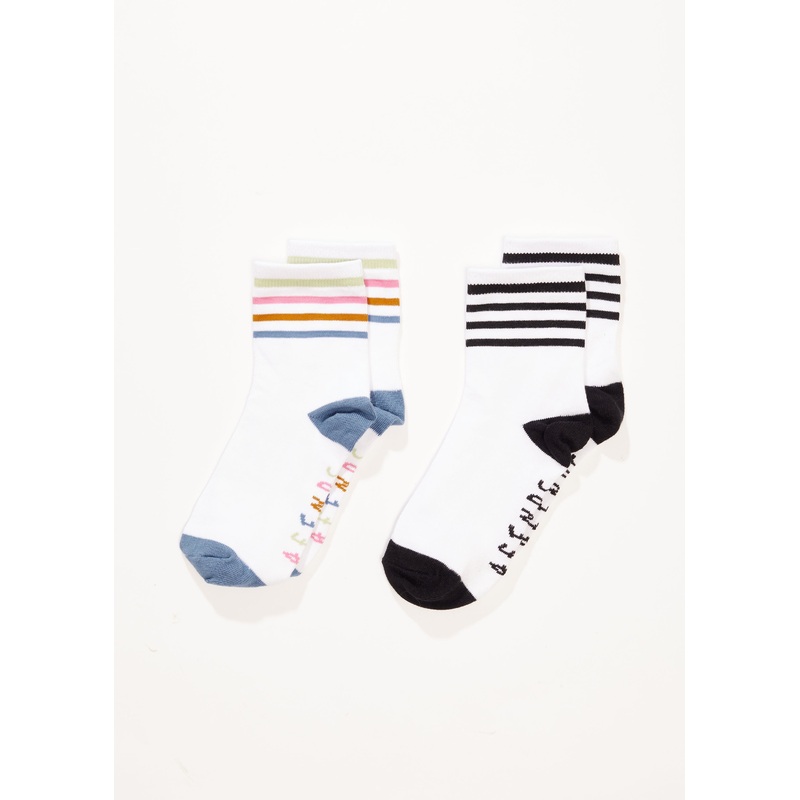 AFENDS Womens Funhouse – Socks Two Pack – Multi