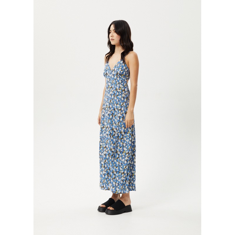 AFENDS Womens Petal – Maxi Dress – Lake Floral