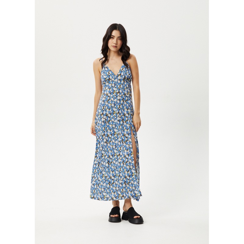 AFENDS Womens Petal – Maxi Dress – Lake Floral