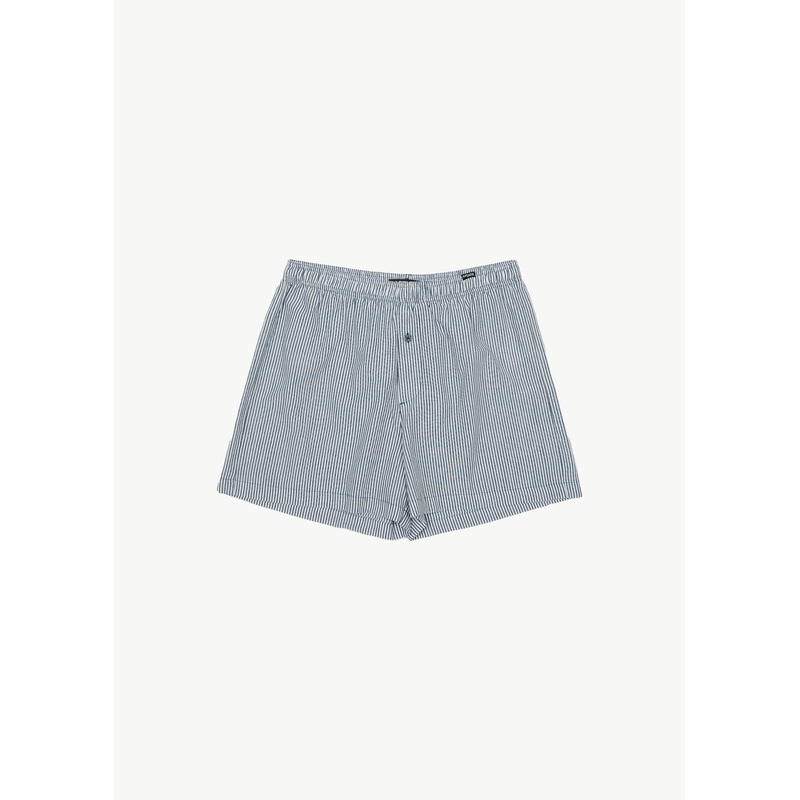 AFENDS Mens Intergalactic – Boxer Short – Navy Stripe