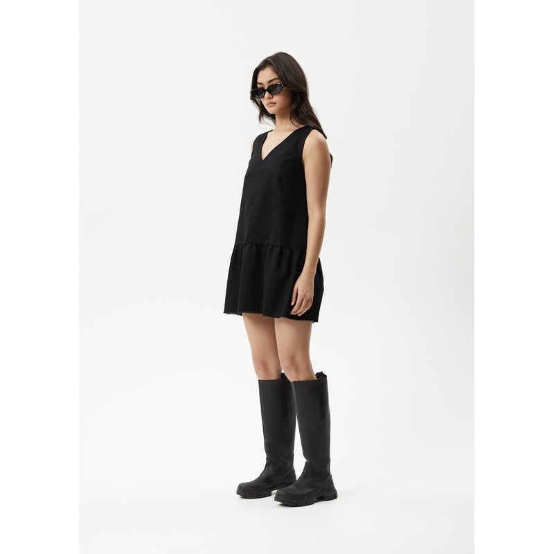 AFENDS Womens Carly – Mini Dress – Black