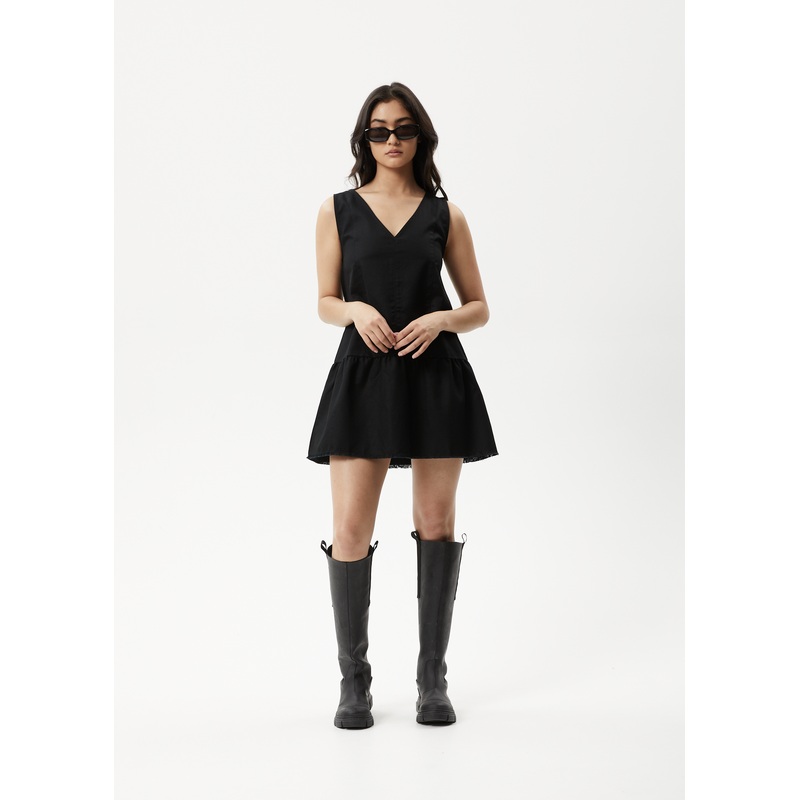 AFENDS Womens Carly – Mini Dress – Black