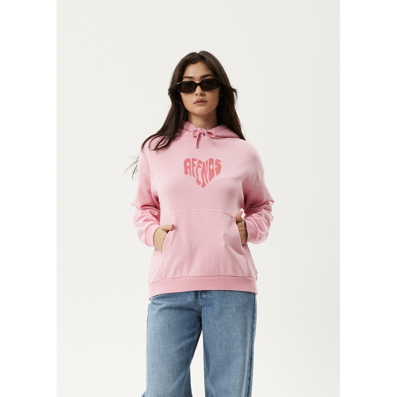 AFENDS Womens Mara – Hoodie – Powder Pink