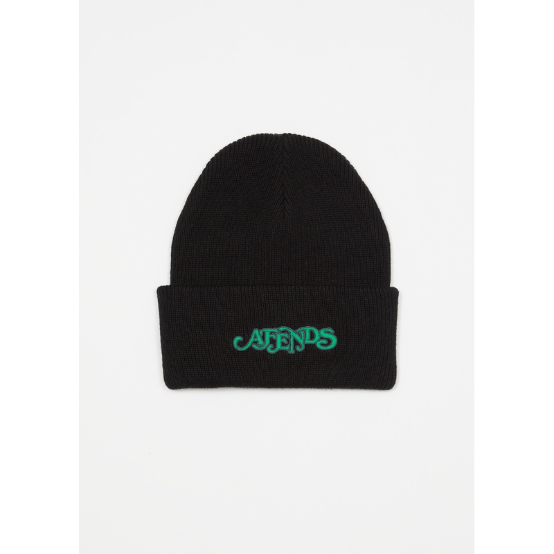 AFENDS Mens Break Through – Beanie – Black