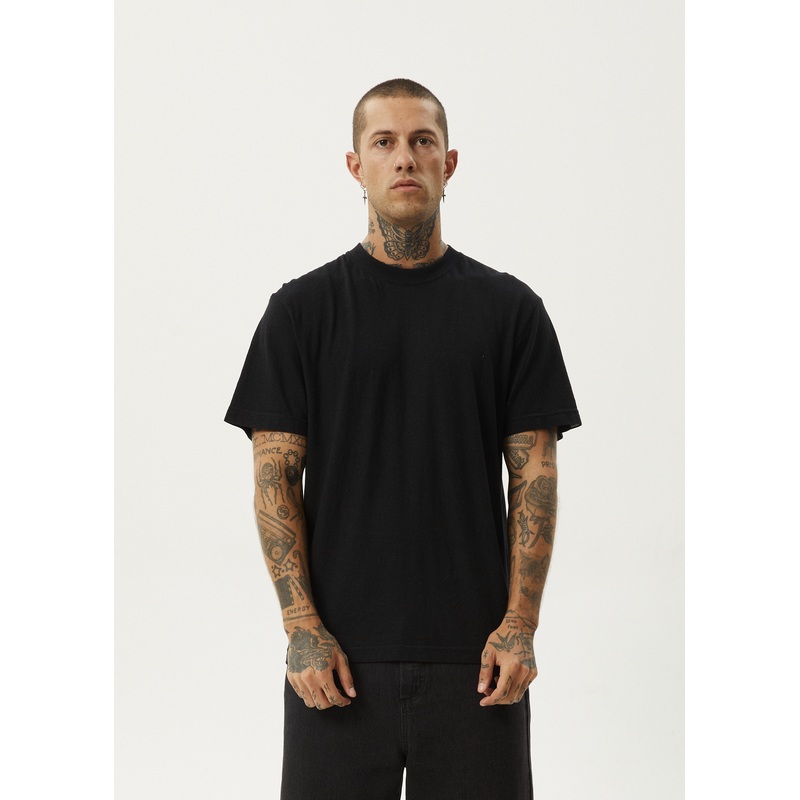 AFENDS Mens Classic – Retro Tee – Black
