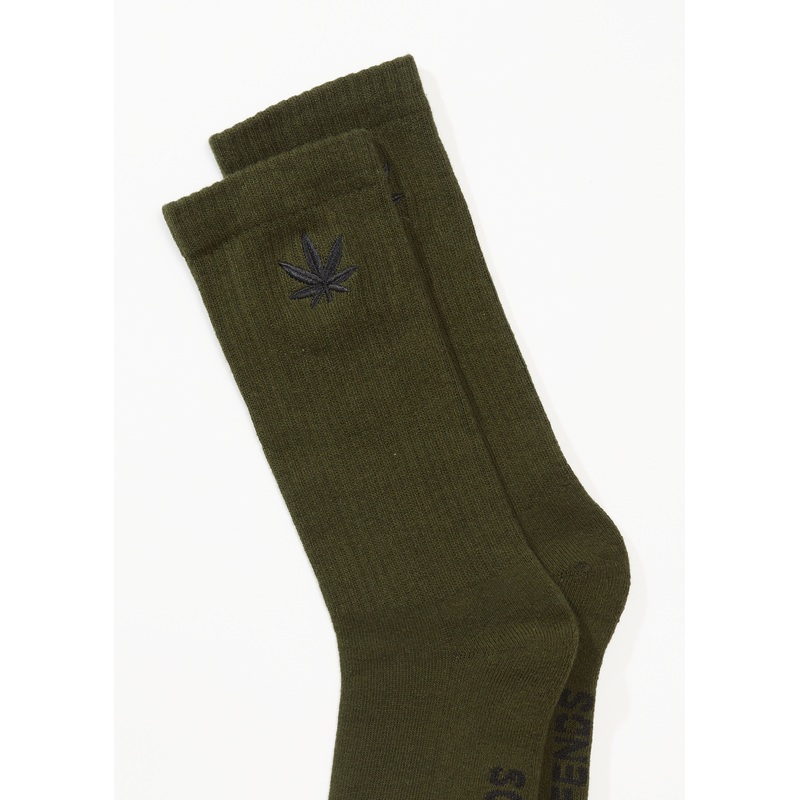 AFENDS Mens Happy – Socks One Pack – Military