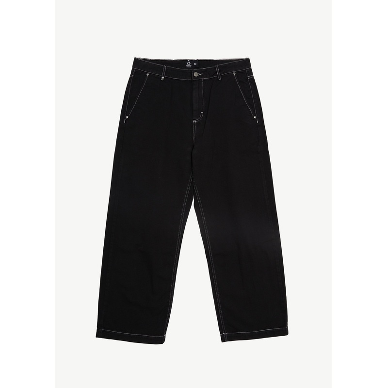 AFENDS Mens Pablo – Baggy Pant – Black