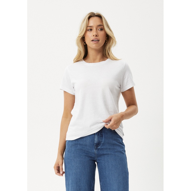 AFENDS Womens Eden – Regular Tee – White