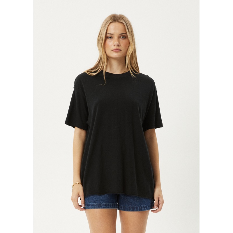 AFENDS Womens Slay – Oversized Tee – Black