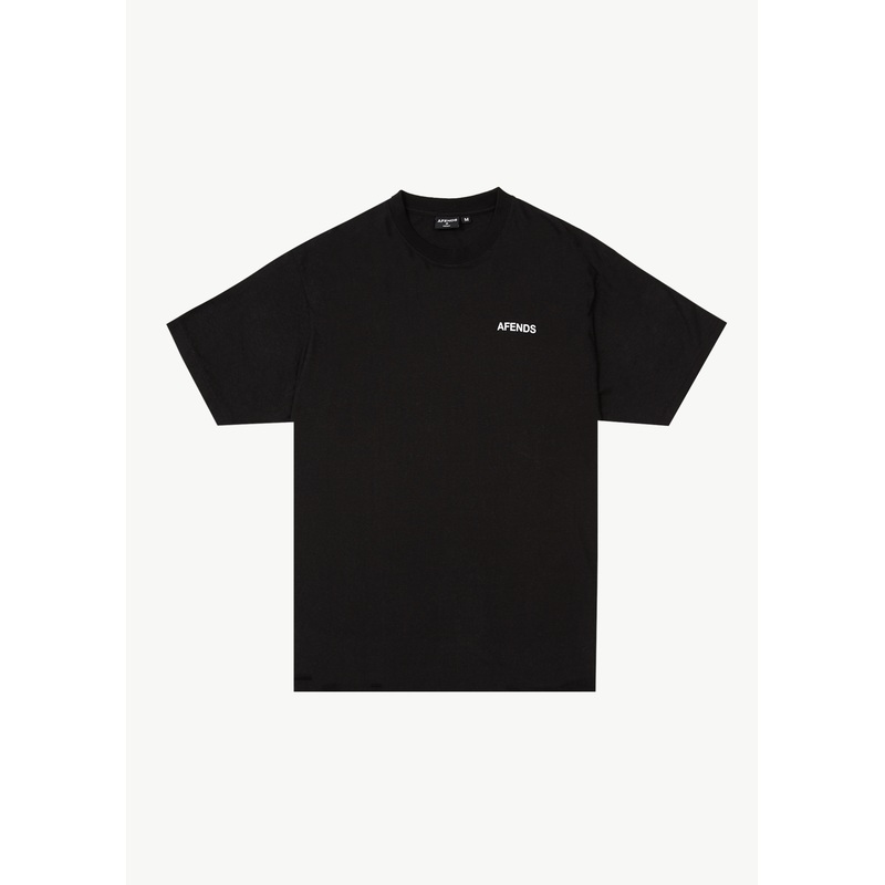 AFENDS Mens Staple – Boxy Tee – Black