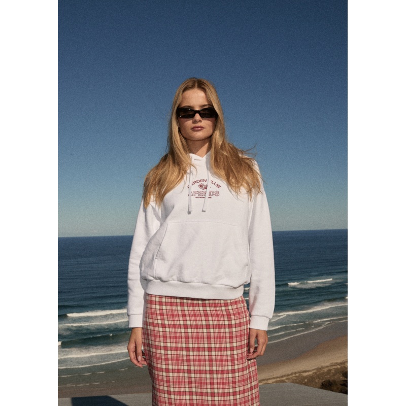 AFENDS Womens Cultivate – Hoodie – White