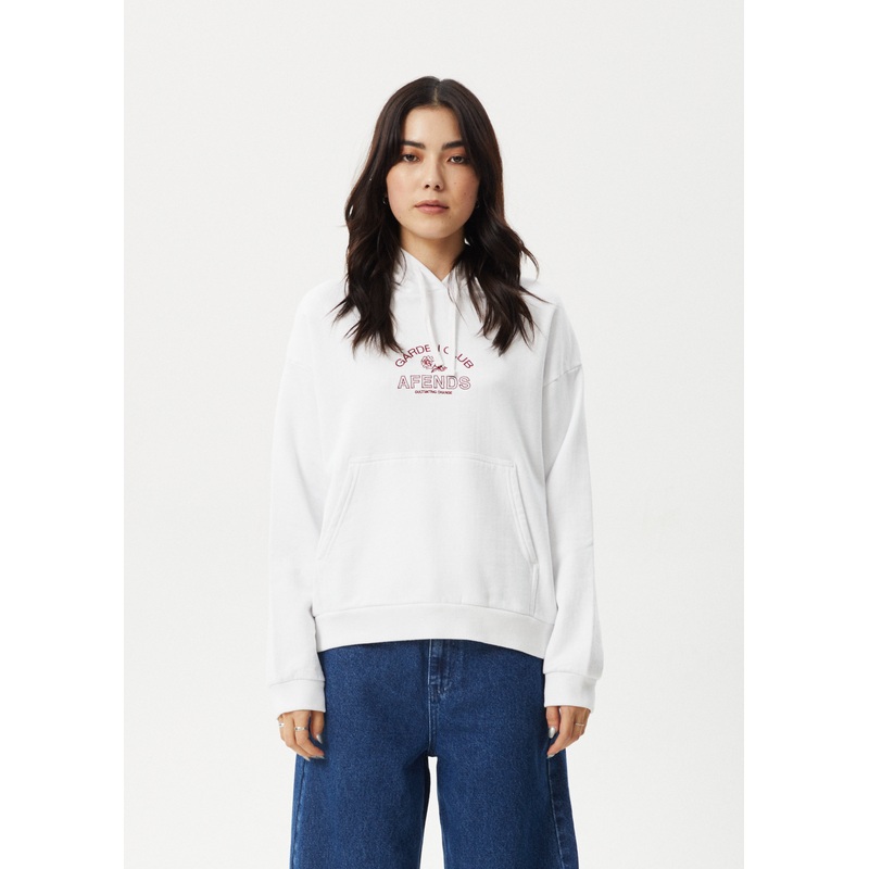 AFENDS Womens Cultivate – Hoodie – White