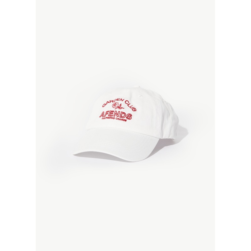 AFENDS Womens Cultivate – Panelled Cap – White