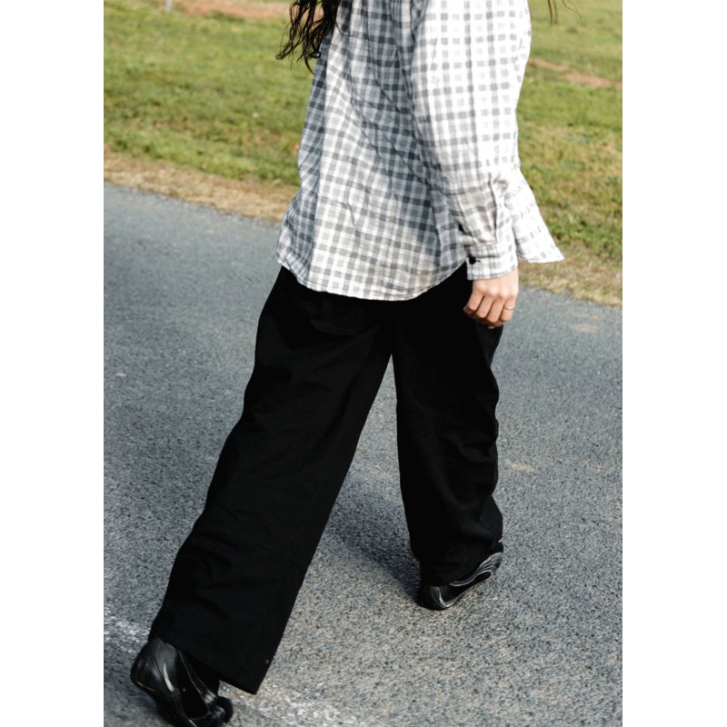 AFENDS Womens Maverick – Canvas Pant – Black