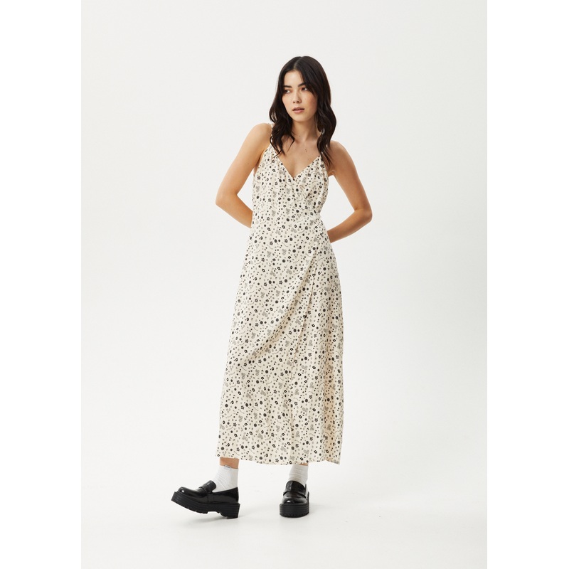 AFENDS Womens Rooney – Maxi Dress – Sesame