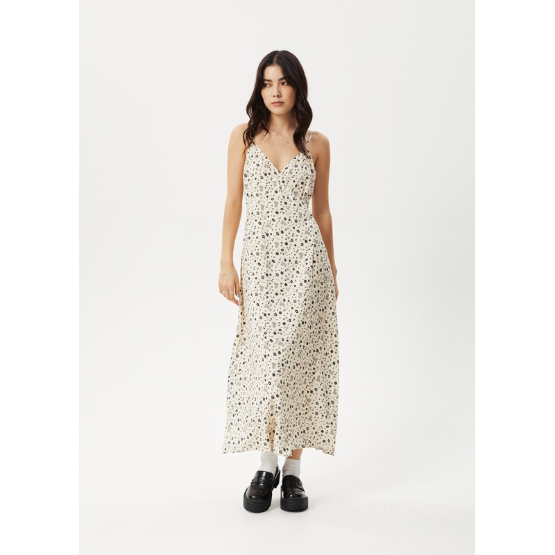 AFENDS Womens Rooney – Maxi Dress – Sesame